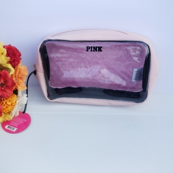 PINK COSMETIC BAG - Picture 1 of 10